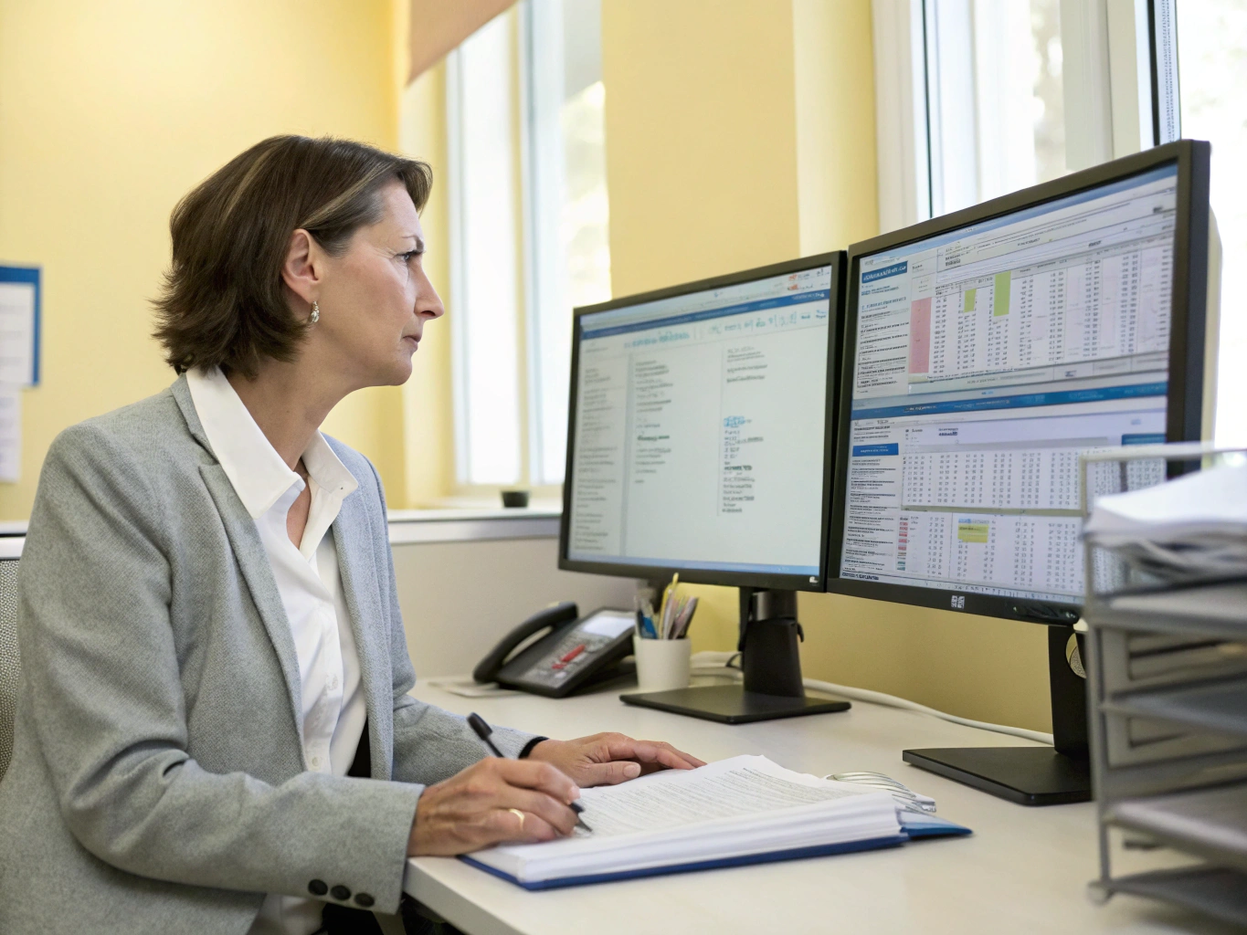 Healthcare operational directors evaluating financial turnaround metrics